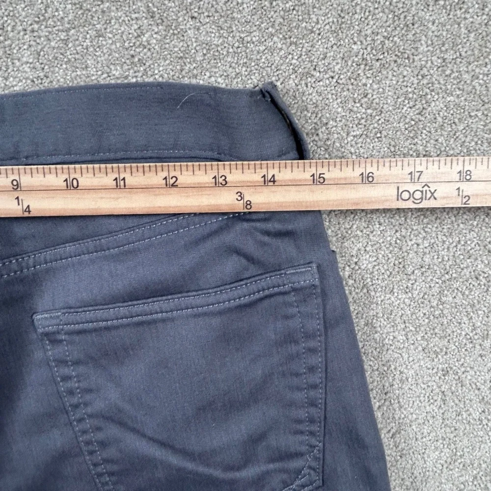 Banana Republic Traveler Pants Mens 30x32 Slim Fit Gray 5-Pocket Stretch Chino